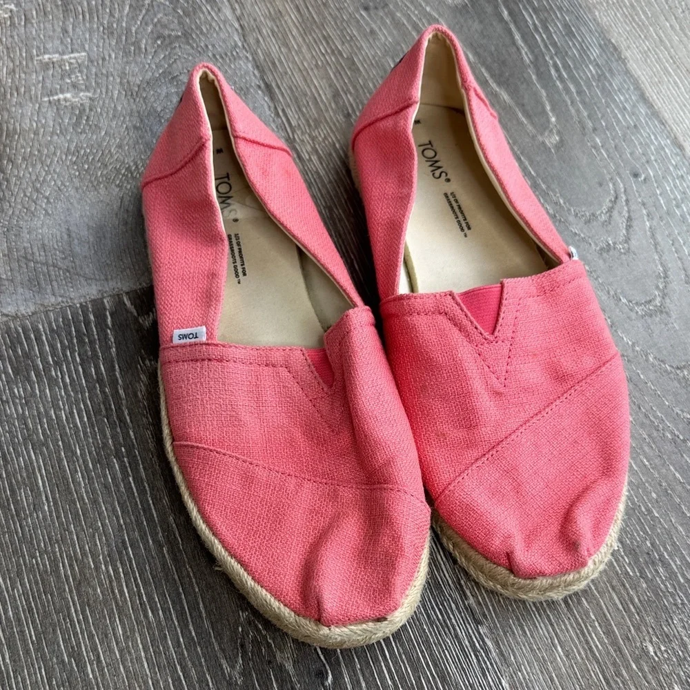 TOMS Coral Espadrille Slip-Ons AS